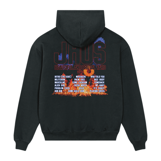 B.A.B.Y Floral Hoodie (Black)