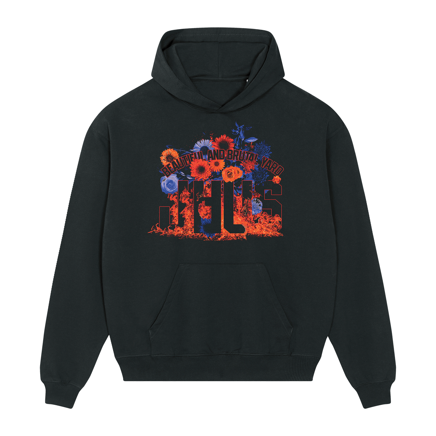 B.A.B.Y Floral Hoodie (Black)